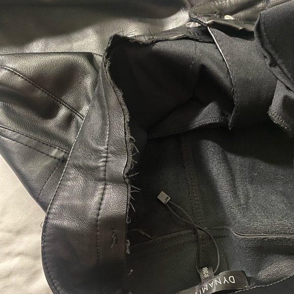 Dynamite Faux Leather Straight Pants - Picture 9 of 15